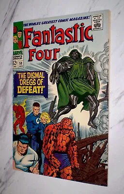 Buy Fantastic Four #58 NM+ 9.6 OW/W Pages 1967 Marvel - Silver Surfer & Doctor Doom • 613.64£