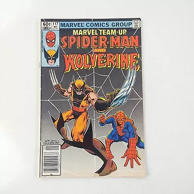 Buy Marvel Team-Up #117 Spider-Man And Wolverine Newsstand Bob Layton 1982 Marvel • 5.60£