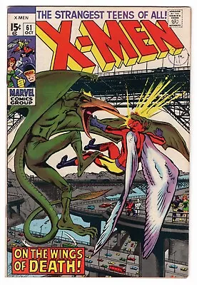 Buy X-Men Vol 1 No 61 Oct 1969 (VFN) (8.0) Neal Adams Cover & Art, Silver Age • 79.99£