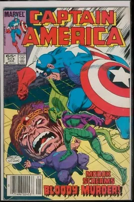 Buy Marvel Comics CAPTAIN AMERICA #313 Modok FN+ 6.5 • 3.99£