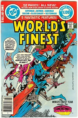 Buy World's Finest 267 DC Superman Batman Dollar Comic Newsstand Format 1981 8.0 VF • 4.82£