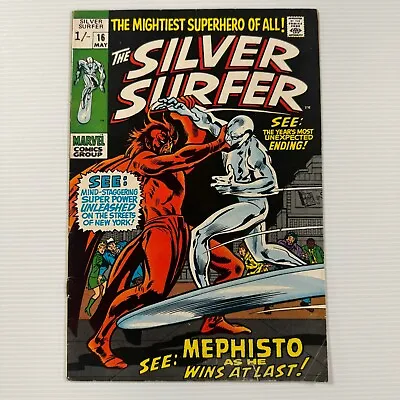 Buy Silver Surfer #16 1970 VG Vs Human Torch Pence Copy • 70£