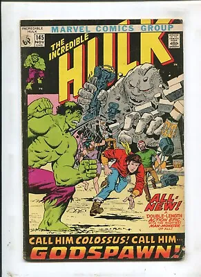 Buy Incredible Hulk #145 - British Edition / Origin Retold (3.0/3.5) 1971 • 9.44£