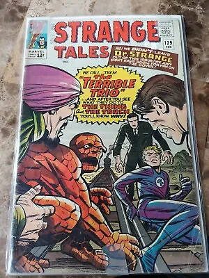 Buy Strange Tales #129 1965 Marvel -dr Strange/ Torch/ Thing-''terrible Trio'' • 42.69£