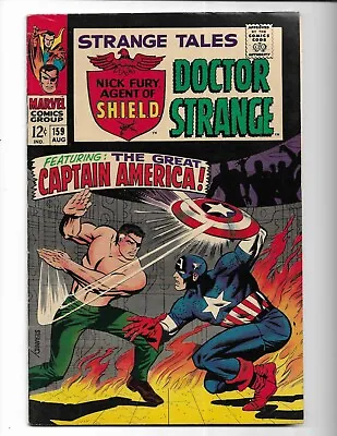 Buy Strange Tales 159 - Vg/f 5.0 - 1st App Contessa - Captain America (1967) • 50.97£