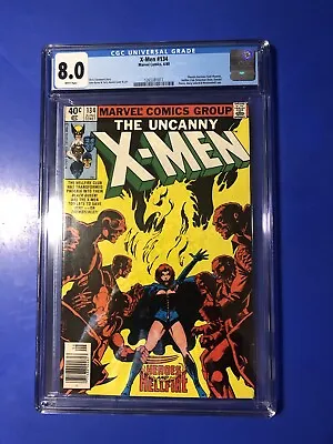 Buy X-Men #134 CGC 8.0 1st Appearance Origin Dark Phoenix Uncanny Marvel Comics 1980 • 233.77£