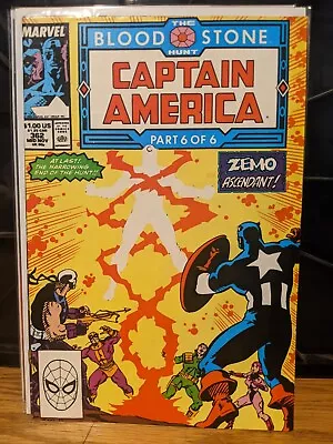 Buy Captain America 362 KEY 1st Full App Crossbones VF Marvel Comics • 3.97£