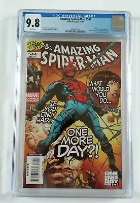 Buy Cgc 9.8 Amazing Spider-man 🕸️🕷️issue 544 Nov 2007🕸️🕷️🕷️🕷️ • 124.50£