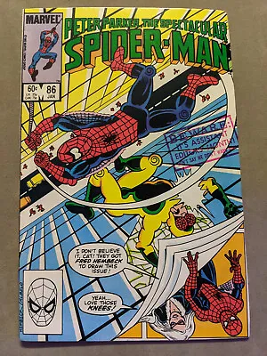 Buy The Spectacular Spiderman #86, Marvel Comics, 1984, FREE UK POSTAGE • 6.99£