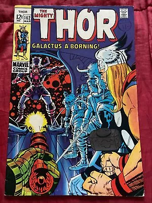 Buy Thor #162 (1969) Galactus Origin - Bagged & Boarded • 50£