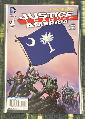 Buy Justice League Of America #1 South Carolina Variant DC Comics 2013 SentInMailer • 7.99£