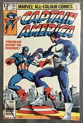 Buy Captain America No. #241 January 1980 Marvel Comics Punisher App. VG/G • 15£