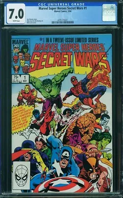Buy Marvel Super Heroes Secret Wars #1 Cgc 7.0 • 95£