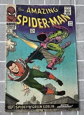 Buy The Amazing Spider-Man #39 Green Goblin Identity Revealed! Fine, 1966, Romita • 217.42£