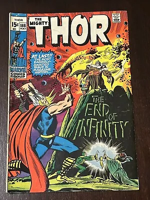 Buy The Mighty Thor #188 VG+ Origin Of Infinity • 10.28£
