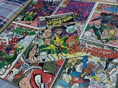 Buy Marvel Amazing SPIDERMAN Asm 334-340 Comic Bundle RETURN OF THE SINISTER 6! #337 • 49.99£