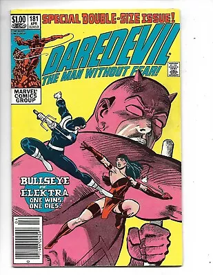 Buy Marvel Comics 1982 Daredevil #181 VG • 11.98£