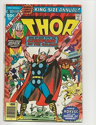 Buy The Mighty Thor King-Size Annual 6 From 1977 G Of G Korvac 2nd App Origin • 13.43£