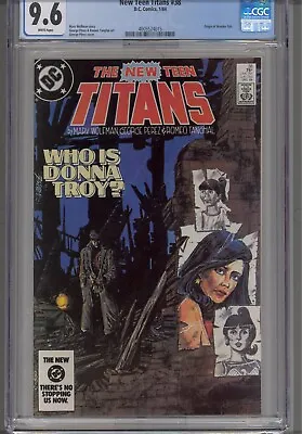 Buy New Teen Titans #38 CGC 9.6 1984 DC Origin Of Wonder Girl George Perez Cover • 51.64£