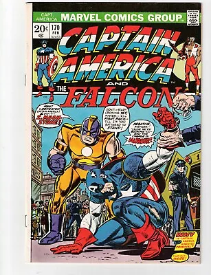 Buy Captain America And The Falcon #170 Marvel Comics Good/ Very Good FAST SHIPPING! • 5.38£