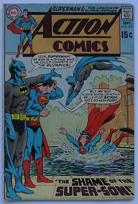 Buy Action Comics #392 (Sep 1970, DC), VG Condition (4.0), Legion Back-up Story • 7.24£