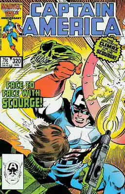 Buy Captain America (1st Series) #320 VF; Marvel | Mark Gruenwald Scourge - We Combi • 2.96£