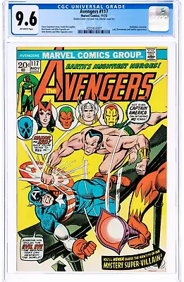 Buy 🔥Avengers #117 CGC 9.6 Double COVER Avengers/Defenders Namor Captain America • 267.23£