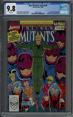 Buy New Mutants Annual 6 CGC 9.8 1st Shatterstar X-Force Rob Liefeld X-Men Deadpool • 236.97£
