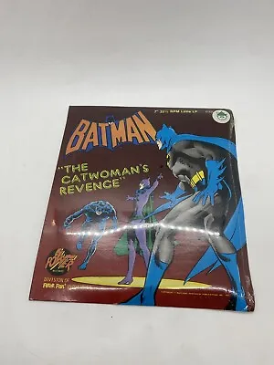 Buy BATMAN THE CAT WOMAN'S DC Comics  REVENGE Power Records Vintage Vinyl 33 1/3 Rpm • 8.49£