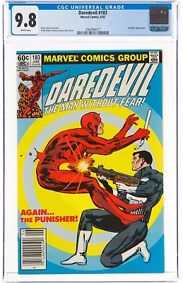 Buy 🔥 Daredevil #183 Cgc 9.8 Newsstand Wp 1982 Punisher Classic Cover Frank Miller • 503.06£