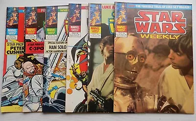 Buy Star Wars Weekly - 6 Issue Run - 101 102 103 104 105 106 - 1980 • 21£