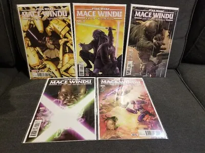 Buy Star Wars Mace Windu #1-5 Complete Set (2017) Marvel Comics Ahsoka Tano • 35.56£