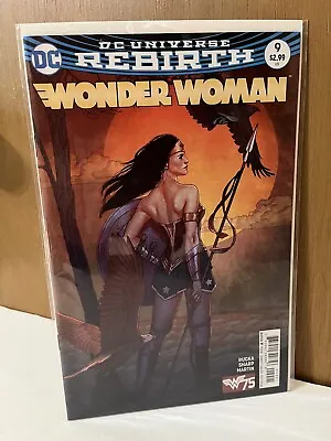 Buy Wonder Woman 9 🔥2016 WW75🔥FRISON Variant🔥DCU Rebirth DC Comics🔥NM • 6.32£