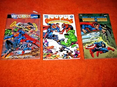 Buy Dc Versus Marvel / Dc Crossover Classics I Ii Vol 1 2 Volume Graphic Novel Tpb • 280£