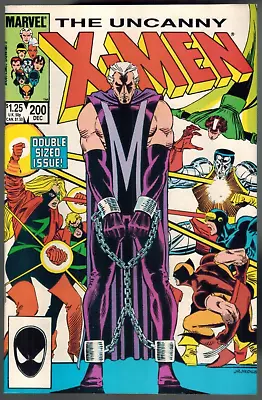 Buy Uncanny X-Men 200 Double-Sized Anniversary Trial Of Magneto VF 1985 Marvel Comic • 7.87£