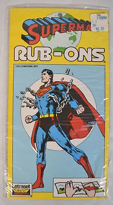 Buy Superman 233 Neal Adams Rub-Ons Letraset Action Transfers 1977 Sealed New • 71.15£