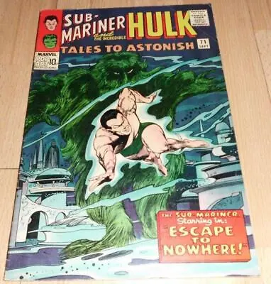 Buy Tales To Astonish (1959-1968 1st Series) #71....Published Sep 1965 By Marvel • 29.95£