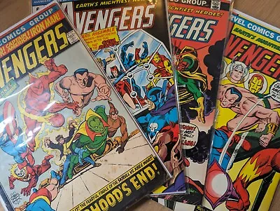 Buy The AVENGERS #97, 108, 116 & 117 Lot Of 4 Comics Silver Surfer • 35£
