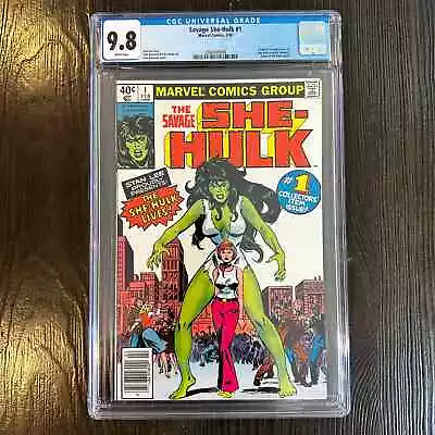 Buy Savage She-Hulk #1 CGC 9.8 Newsstand Edition 1st Appearance And Origin Of She-Hu • 589.08£