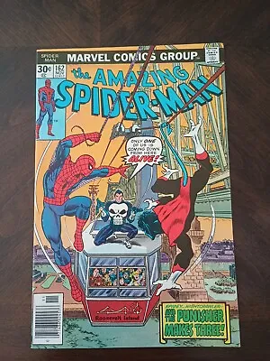 Buy Amazing Spider-Man 162 NEWSSTAND 1st  Jigsaw Punisher App Bronze Age 1976 Nice! • 38.58£