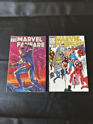 Buy Marvel Fanfare #44, 45 (1989) Super Star Artists Pin-Up Issue • 24.07£