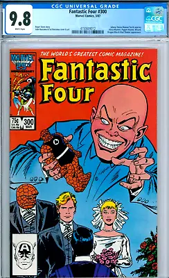 Buy FANTASTIC FOUR 300 CGC 9.8 WP HUMAN TORCH PUPPET MASTER New CGC Case MARVEL 1987 • 56.11£