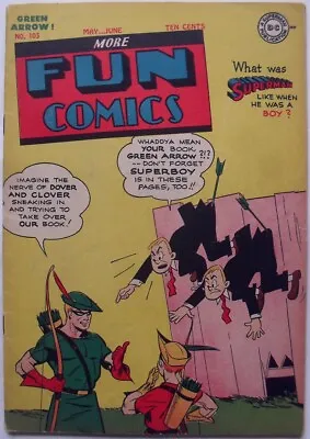 Buy More Fun Comics #103 (1945) Fn/vf 7.0 - 3rd Ever Appearance Of Superboy! • 850£