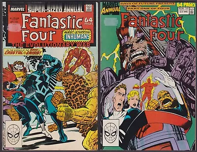 Buy Fantastic Four Annuals  Twin Pack  #21 #23  (Marvel 1988 - 1990) • 5.75£