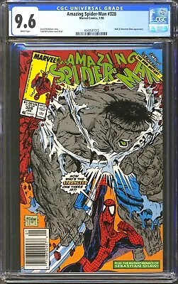 Buy Amazing Spider-man #328 - Cgc 9.6 Wp Nm+ Newsstand - Mcfarlane Cover • 118.23£