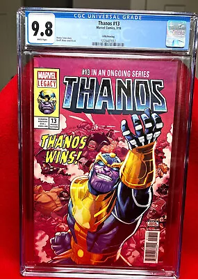 Buy THANOS #13 THANOS WINS 5TH PRINTING GRADED A 9.8 By CGC • 37.95£