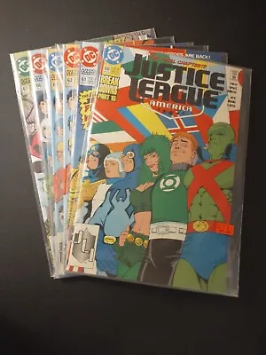 Buy Justice League America #60-63, 66, 67 Dc Comics 1992 • 11.87£