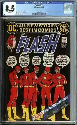 Buy Flash #217 Cgc 8.5 White Pages // Green Lantern + Green Arrow Backup Story 1972 • 94.79£