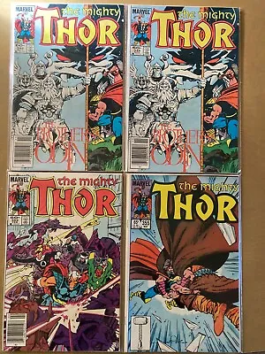 Buy The Mighty Thor (1984) #349 + #352+ #355 - Fine/Very Fine (FN/VF) - Newsstand • 4.01£