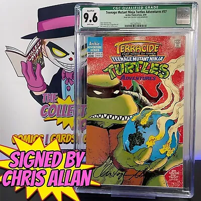 Buy Teenage Mutant Ninja Turtles Adventures #57 CGC 9.6 1994 TMNT Signed Chris Allan • 98.83£